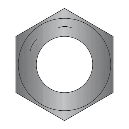 Newport Fasteners Hex Nut, 1-1/4"-12, Steel, Grade 8, Plain, 1-1/16 in Ht, 50 PK 435453-BR-50
